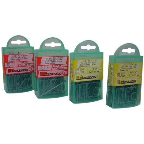 CHIODI BRICOLINE TESTA PIANA CAVATORTA 125GR 10X25MM