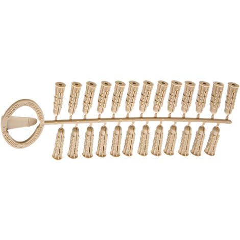 Chiodi in nylon a grappolo  confezione da 50 pezziØ6 mm x 25 mm