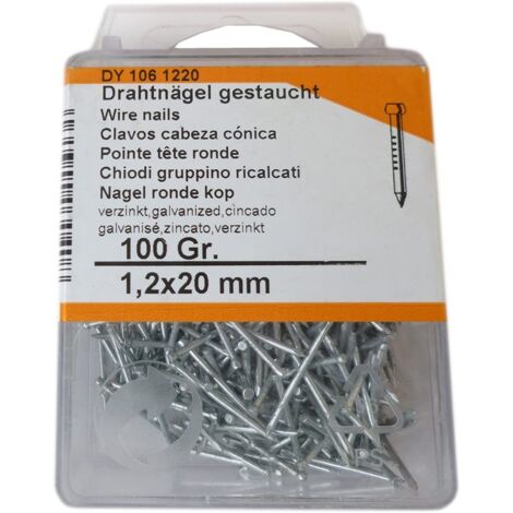 CHIODI TESTA GRUP.ZIN.1,2X20 GR.100