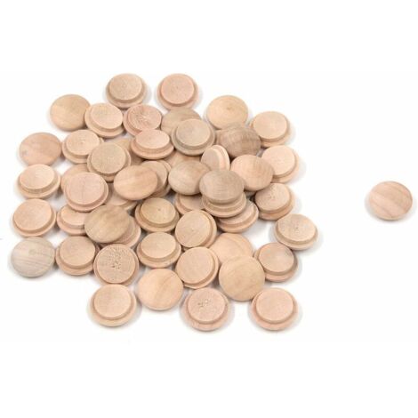Chiodo decorativo Set di 100 tappi in legno di ciliegio 25x20mm