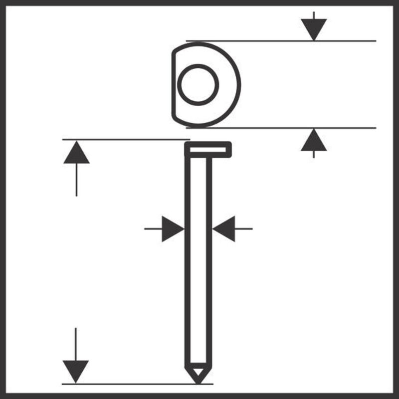 Bosch - Chiodo definish da, sk64-34 38g. per chiodatrici a batteria a