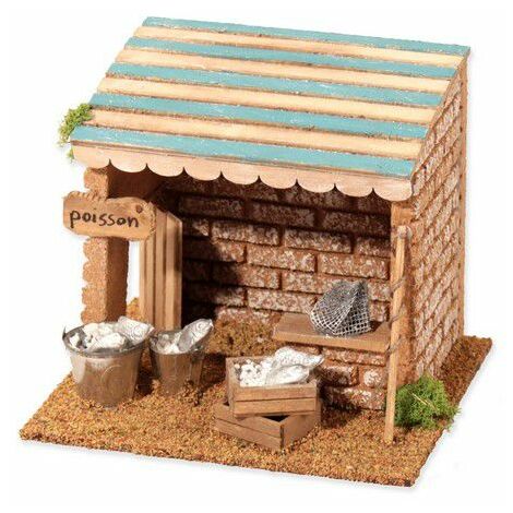 CHIOSCO PESCHERIA PER PRESEPE
