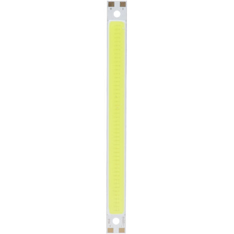 Chip LED COB Panneau Lumineux 12‑14V 10W 1000lm 3000‑6500K Blanc Pur 120x10mm pour Lampes DIY