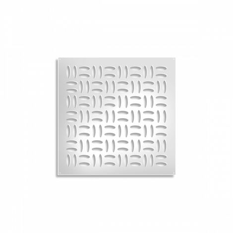CHIPS - Pannello in PVC traforato - Parasole - Colore: bianco - Misura: 48x48 cm