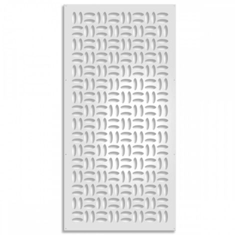 CHIPS - Pannello in PVC traforato - Parasole - Misura: 50x150 cm - Colore: bianco