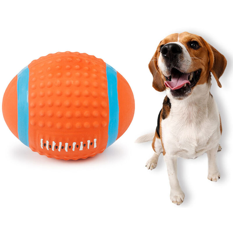 

Asupermall - Chirriante perro latex juguetes para mascotas perros pelotas de juguete SQUEAKER chirriante sonido Perros de formacion interactiva