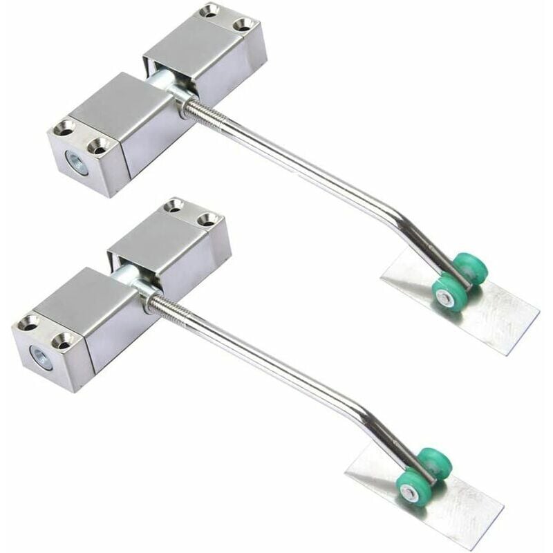 Chiudiporta 2 pezzi, controllo meccanico della