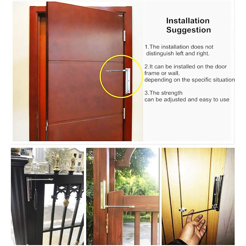 Chiudiporta a molla Chiudiporta in lega di