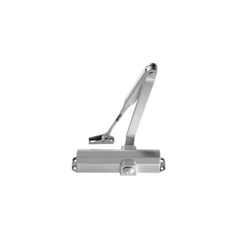 CHIUDIPORTA AEREO IS20 3711 ARGENTO  s/fermo, mm.205x53x46h. (371100003)    ISEO