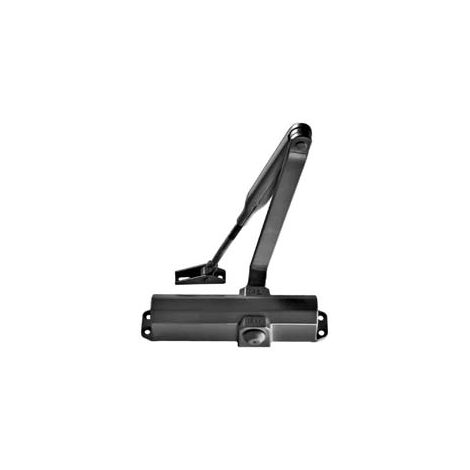 CHIUDIPORTA AEREO IS20 3711 NERO  s/fermo, mm.205x53x46h. (371100005)    ISEO