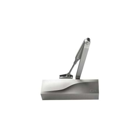 CHIUDIPORTA AEREO IS60 3721 ARGENTO c/fermo, mm.228x69x51h. (372101003) ISEO