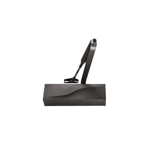 CHIUDIPORTA AEREO IS60 3721 NERO  c/fermo, mm.228x69x51h. (372101005)    ISEO