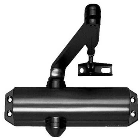 Chiudiporta Aerodinamico Nero Dc120-1 Mab