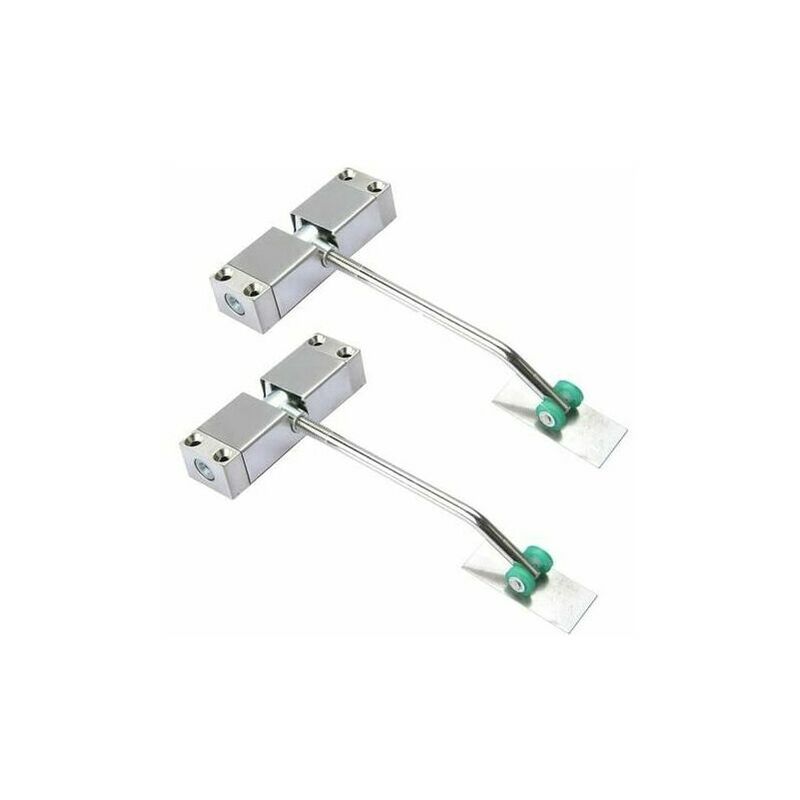 Chiudiporta in 2 pezzi, controllo meccanico della