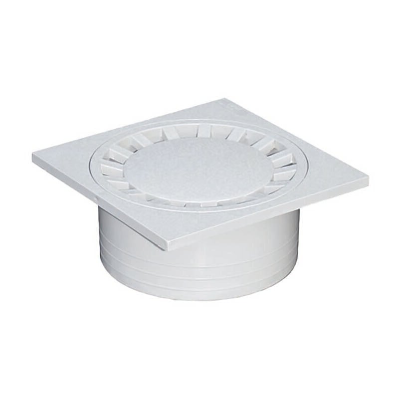 Ferrari Srl - regard pvc antishock siphonné 250x250mm 250x250mm h87mm avec drain dn100