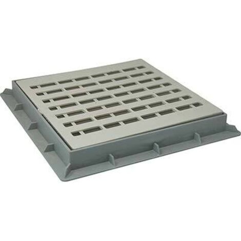 Telaio + Chiusino Per PoZZetto 40x40 Cm | In Polipropilene Anti-UV | Resistente A Urto E Agenti Chimici