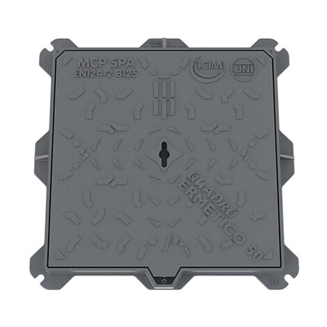 Chiusino in ghisa b125  cm 70 x 70senza