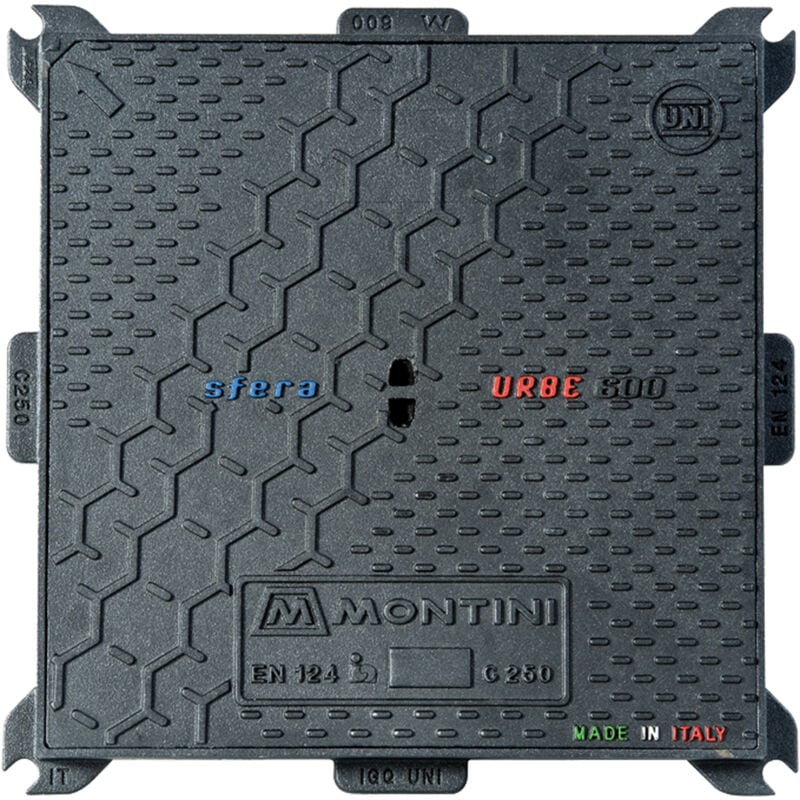 Chiusino in ghisa C250 - 40 x 40 cm