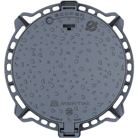 CHIUSINO IN GHISA CLASSE D400 ECOPER T - 85 - botola 65 cm / Kg 51  - MONTINI