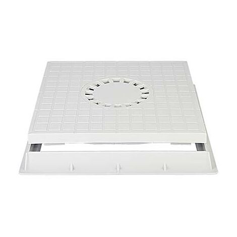 CHIUSINO SIFONATO X POZZETTO DERIVAZIONE PLASTICA CM 30X30 + TELAIO