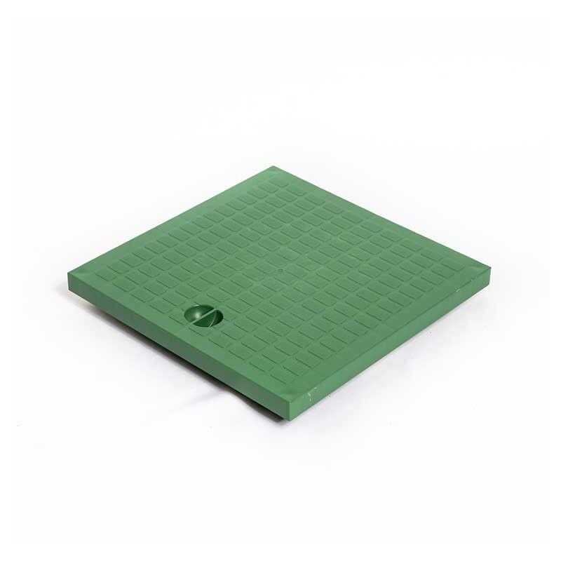 Chiusino singolo top in pp - verde : Dimensione - cm 40x40