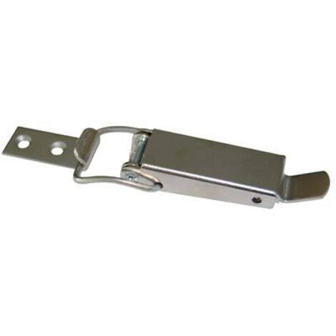 CHIUSURA A LEVA - ACCIAIO GREZZO NICHELATO + INCONTRO MM 102X23- 15 pezzi