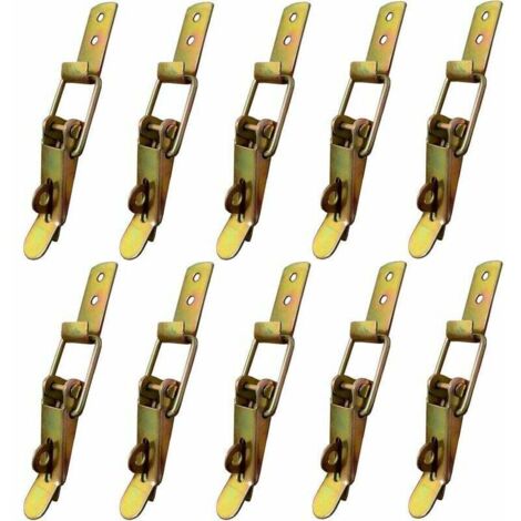 Chiusura a leva, rialzo per rimorchio, chiusura per rimorchio, chiusura a levetta, chiusura a leva per cassetto, leva di bloccaggio, cassetta degli attrezzi, armadio, mobiletto, scatola 10 pezzi
