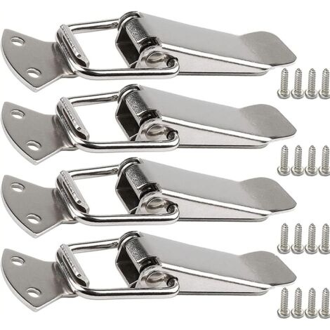 Chiusura a tensione in acciaio inossidabile con viti, chiusura a leva, chiusura a molla a levetta, clip di serraggio, chiusura a scatola, tappo di bloccaggio per cassetta degli attrezzi