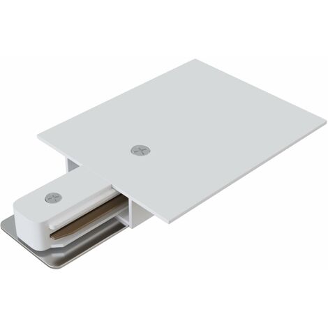 Chiusura di Fine Corsa per Sistemi Illuminazione a Binario Monofase Bianco