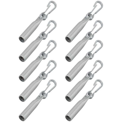Chiusura estremità cavo Ø8 mm con ganci Simplex - set da 10 pezzi