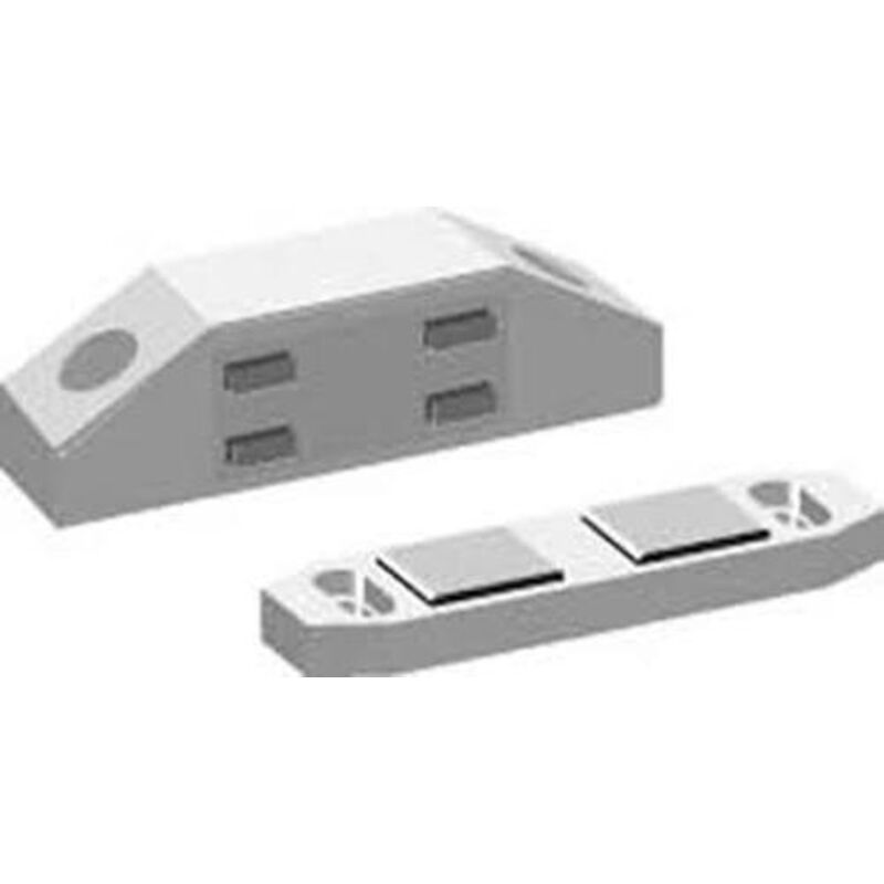 Monin Riquadro magnetico LS bianco 15 mm x 58 mm