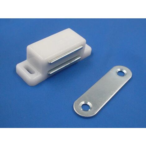 TELESE 2pz chiusura magnetica piccola 45mm calamita cricchetto bianca cucina sportelli