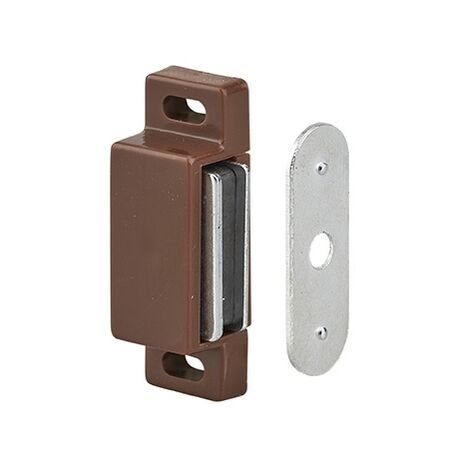Chiusura magnetica, forza calamita max 4kg, per mobili, marrone - THIRARD