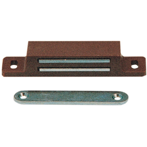 CHIUSURA MAGNETICA GIGANTE 87X18 MM MARRONE- 25,0 pz