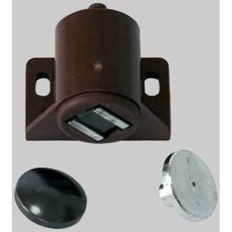 Chiusura magnetica per vetri 30x30 mm - bianca conf. da 100 pz