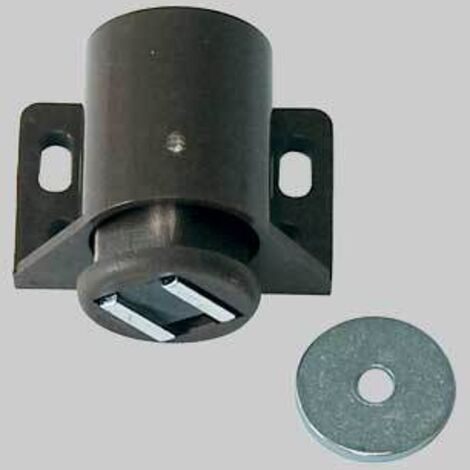 Chiusura magnetica tonda 30x30 mm - bianca conf. da 100 pz