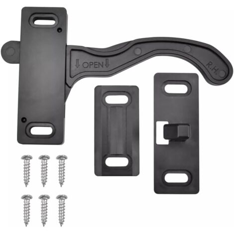 Chiusura porta zanzariera camper in plastica per maniglia destra - Kit di sostituzione universale per viaggi, merci e camper