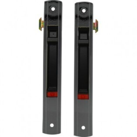 CHIUSURA SCORREVOLE 6820 ALLUMINIO NERO 2 UN
