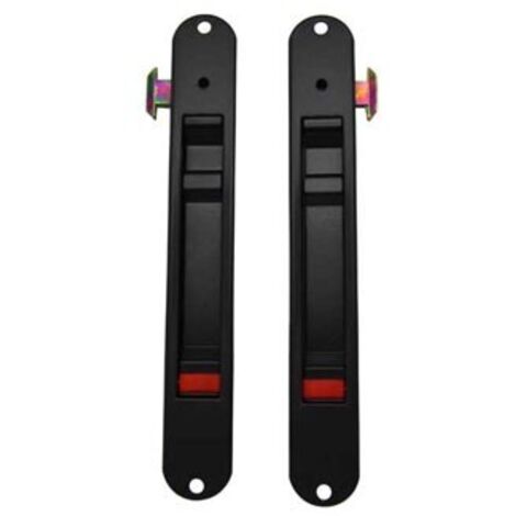 CHIUSURA SCORREVOLE 6821 ALLUMINIO NERO 2 UN