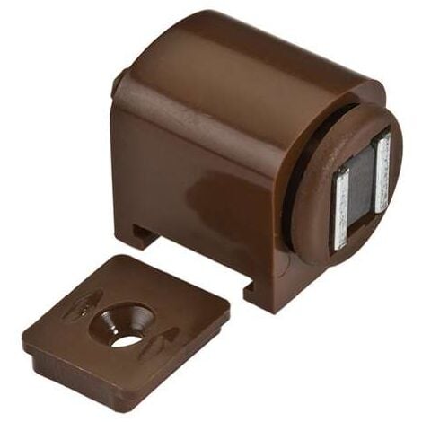 MADIDEF Chiusure magnetiche con basetta - forza 6 kg. - marrone - 2 pz