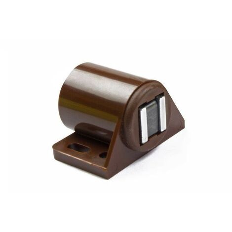 CHIUSURE MAGNETICHE MARRONI DA APPLICARE FORZA 6 KG. 2 PZ.