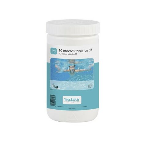 CHLORE POUR PISCINES EN COMPRIMÉS DE GR.20 KG. 1 STR90P20