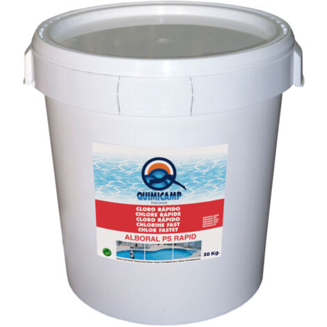 Chlore choc en granulés Alboral PS Rapid 30 kgs. Quimicamp
