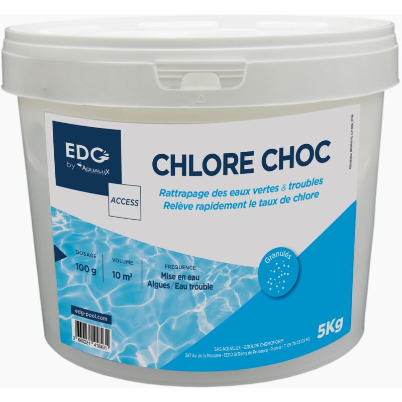Edgaccess - Chlore choc granule 5kg