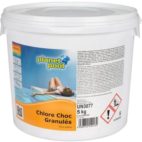 Chlore choc + galets 250g 3 kg EDG - Cdiscount Jardin