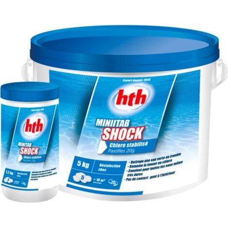 HTH Minitab Shock - Chlore stabilisé Pastilles 5kg