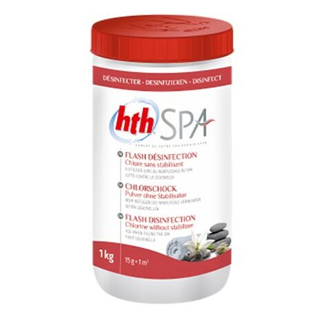 Chlore choc hth Spa FLASH Désinfection 1 kg - 1 kg