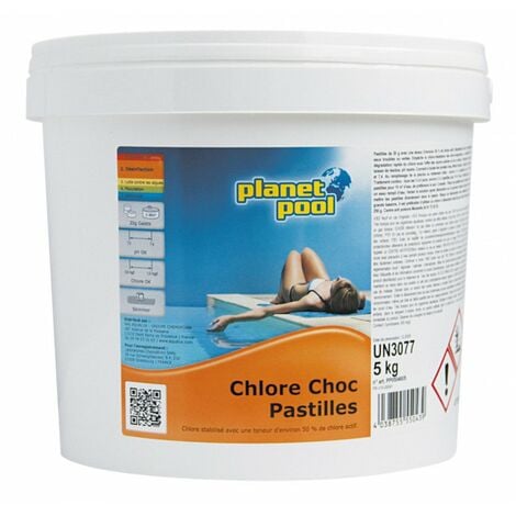 Chlore choc pastilles seau 5 kg