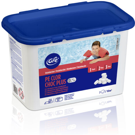 Chlore choc sans acide borique 1 kg - Gré
