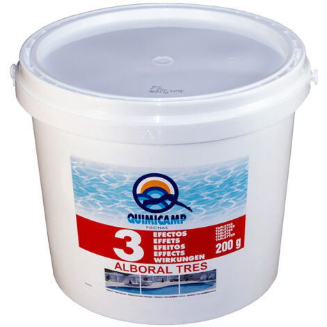 Chlore galets 3 fonctions Alboral 5 kgs. Quimicamp